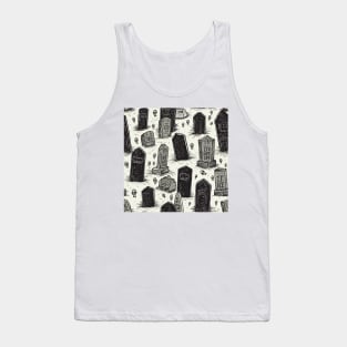 Halloween Decorations 28 - Graveyard/Tombstones Tank Top